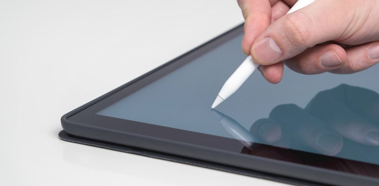 Apple Pencil representing iPad accessories for schools